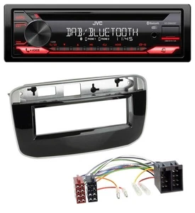 JVC CD DAB USB Bluetooth MP3 Autoradio für Fiat Punto Punto Evo (ab 2011) - Bild 1 von 7