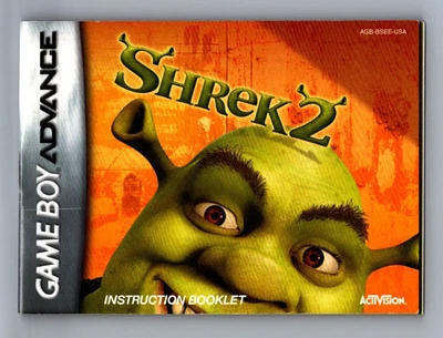 Shrek 2 GameBoy Advance [GBA] - MANUAL ONLY - No Game - Image 1 of 2