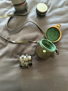 Vintage Super Takumar Objektiv Pentax mit Tasche - 35 mm F/3.5 mit APS Auto Teleplus 2 - Bild 1 von 7