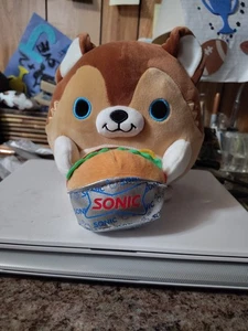 ZURU Serie 2 Snackles 8x8" - LUCAS CUCCIOLO CANE Sonic Drive In Peluche Cheeseburger  - Foto 1 di 9