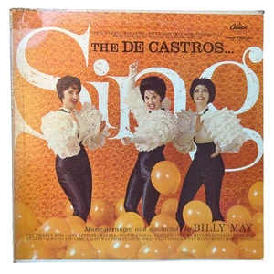 The De Castro Sisters - The De Castros Sing (G+/VG+) Vinyl Record LP MONO - Imagen 1 de 5