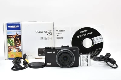 🌸［NEAR MINT w/Box] Olympus XZ-1 10MP Digital Camera Black Tested from Japan - Image 1 of 4