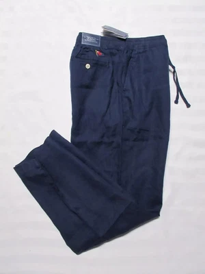 POLO RALPH LAUREN Men's Linen Relaxed-Fit Drawstring Pant 710925989001 Size M - Image 1 of 4