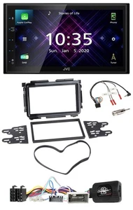 JVC DAB 2DIN Lenkrad Bluetooth USB Autoradio für Honda HR-V RU ab 2015 schwarz - Bild 1 von 11