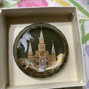 Kleine dekorative Glasplatte. Brulatour Hof. Datiert aus dem Jahr 1791. - Bild 1 von 4