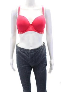 Reggiseno donna Freya con gancio e orlo in rete con ferretto risveglio rosa taglia 34D - Foto 1 di 6