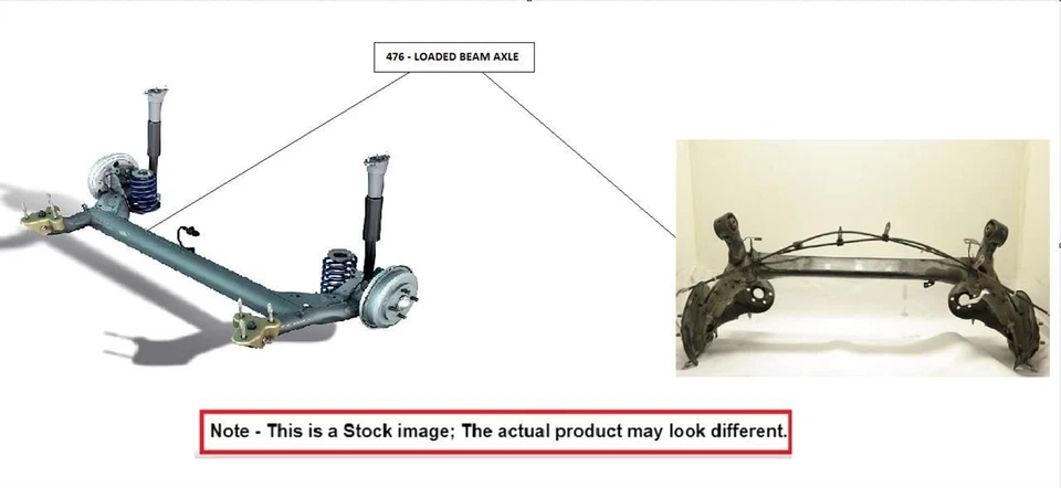 LOADED BEAM AXLE 2010-2014 HONDA INSIGHT Foto 1 de 4