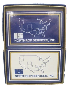 Northrup Services NSI Employee Gift Two Decks of Cards Sealed New in Box - Picture 1 of 3