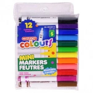 Studio Mini Marker Set 12 Stück (verschiedene Farben) KOSTENLOSER VERSAND - Bild 1 von 2