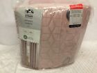 Pinsonic Eyelet Lined Curtains 66"x 90"(each Curtain) In Pink RRP 45 NEW