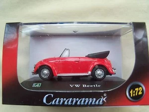 VW Beetle Red 1:72 Cararama - Picture 1 of 1
