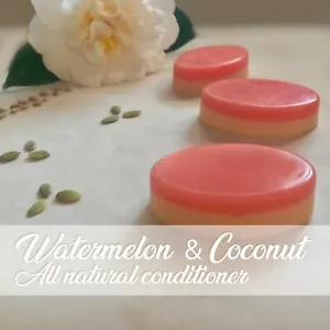CONDITIONER_Natural_Nutrient rich_Watermelon & Coconut, Shea & Jojoba_Solid Bar - Picture 1 of 9