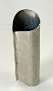 "Florero Etain Chaudron estaño moderno grabado lágrima Val-David Quebec 7""" - Imagen 1 de 10