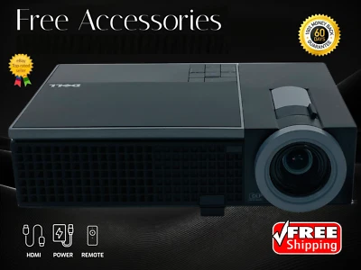 3500 ANSI DLP Portable Projector for Family Reunions Parties Ceremonies w/Bundle - Image 1 of 4