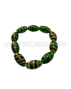 Beaded Bracelet For Women, Men / Handmade, Stretchable, Beaded Stone Bracelet - Picture 1 of 4