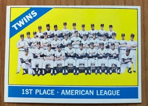 Tarjeta del equipo 1966 Topps #526 Minnesota Twins número alto SP - ¡EX/EX-MT! - Imagen 1 de 1
