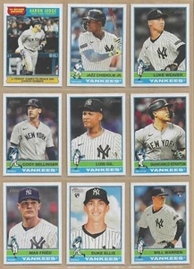 2025 Topps Heritage NEW YORK YANKEES Base Team Set of (16) Judge Berra Mantle + - Picture 1 of 2