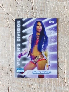 2021 Topps WWE Womens Division Sasha Banks NM - Picture 1 of 2