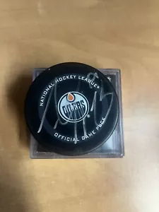 Adam Henrique Autographed Edmonton Oilers Official Hockey Puck - Picture 1 of 1