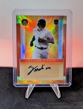 2021 Super Glow Sports Orange 74/100 Noelvi Marte #AU-NM Auto Cincinnati Reds ⚾