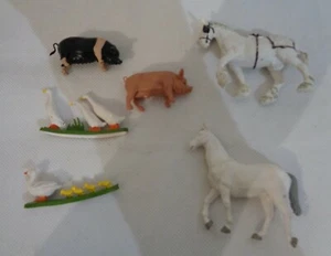 Sammlerstück Vintage Britains Ltd Pferd Schwein Ente 1970er/80er Jahre - 6er Set - Bild 1 von 9