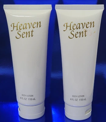 2 pçs LOÇÃO CORPORAL Heaven Sent 4 fl oz/118 ml cada lacrada (perfume macio em pó) - Imagem 1 de 4