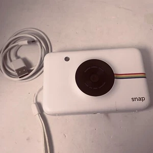 Polaroid Snap Polaroid Digital Camera White 16GB SD card Tested to Card - Picture 1 of 10