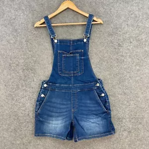 ONLY Denim Overall Playsuit Womens 38 Small Medium Sleeveless 7603 - Picture 1 of 10