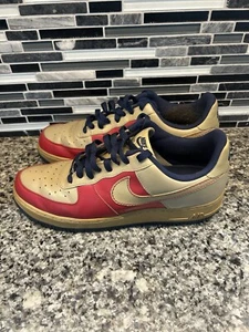 Nike Air Force 1 Low Red/Tan 317295-221 Size 12 US Read - Picture 1 of 8