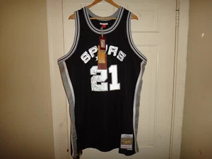 Mens Big & Tall Tim Duncan 1998-99 Mitchell & Ness Spurs Diamond Swingman Jersey - Picture 1 of 6