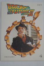 Back to The Future II Classic Topps Movie Scene Puzzle Collector Card # 2