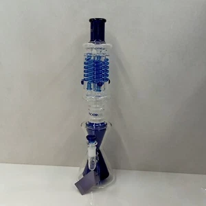 Phoenix Star 18 Inches Glycerin Bong with Triple Freezable Coil. - Blue - Picture 1 of 10