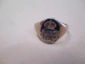 RAAF, WW2, ring, 9ct gold, enamel, vintage - Picture 1 of 5