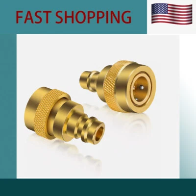 R1234YF to R134A Quick Couplers Kit Adapter Adjustable High-Low Side Connection - Image 1 of 4