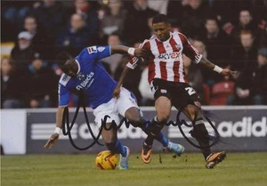 BRENTFORD: KADEEM HARRIS SIGNED 6x4 ACTION PHOTO+COA - Picture 1 of 1