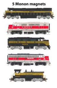 Monon Locomotive 5 magneti Andy Fletcher - Foto 1 di 1