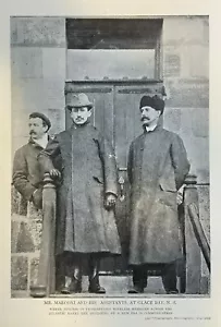 1907 Rivista d'epoca illustrazione Guglielmo Marconi a Glace Bay N S - Foto 1 di 1