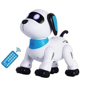 Remote Control Robot Dog Toy, Programmable Interactive & Smart Dancing Blue - Picture 1 of 7