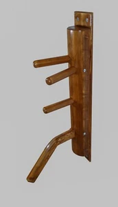 Wing Chun Semicircular Wooden Dummy with Leg   - Imagen 1 de 13