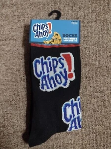 Chips Ahoy! Socks - Men's Size 6-12 - One Pair - Novelty Socks - Picture 1 of 2