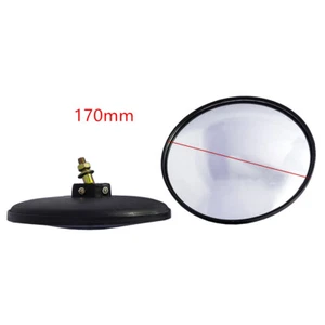 170mm 8mm Reflector Rearview Mirrors 4-Wheeler Bike Round Concave Convex Mirror - Foto 1 di 8