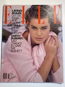 Elle Fashion Magazine June 1992 Rebecca Romijn, Tyra Banks, Gloria Estefan GOOD - Picture 1 of 3