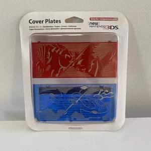 New Nintendo 3DS Kisekae Cover Plates No.040 - Pokémon ORAS Groudon / Kyogre - Picture 1 of 7