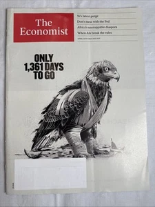 The Economist Magazine April 26th-May 2nd 2025 ONLY 1,361 DAYS TO GO - Picture 1 of 3