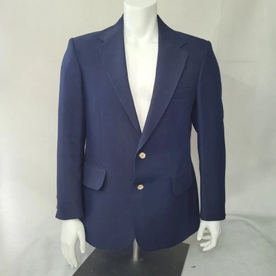 Levis Sportswear Blazer мужской 42R темно-синий куртка спортивное пальто винтажный - Изображение 1 из 4