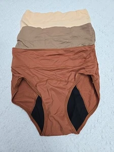 Damen Periodenunterwäsche hoher Bund postpartales Menstruationshöschen, 3 Stück Größe XS - Bild 1 von 3