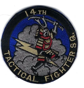 PATCH USAF 14TH TACTICAL FIGHTER SQ TFS MISAWA AB JAPAN FS-22 - Picture 1 of 1