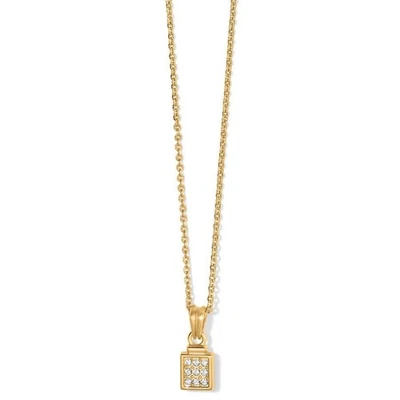 NWT Brighton Meridian Zenith Mini Gold & Crystal Necklace $72 - Image 1 of 4