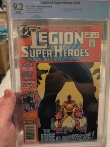DC Comics Legión de Superhéroes #298 CGC 9.2 1983 Primera aplicación Quiosco Amatista - Imagen 1 de 20