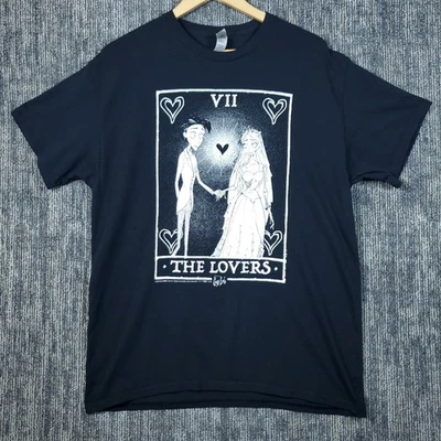 Camiseta Gráfica Vintage Tim Burton's Corps Bride PARA HOMBRES Grande Foto 1 de 4